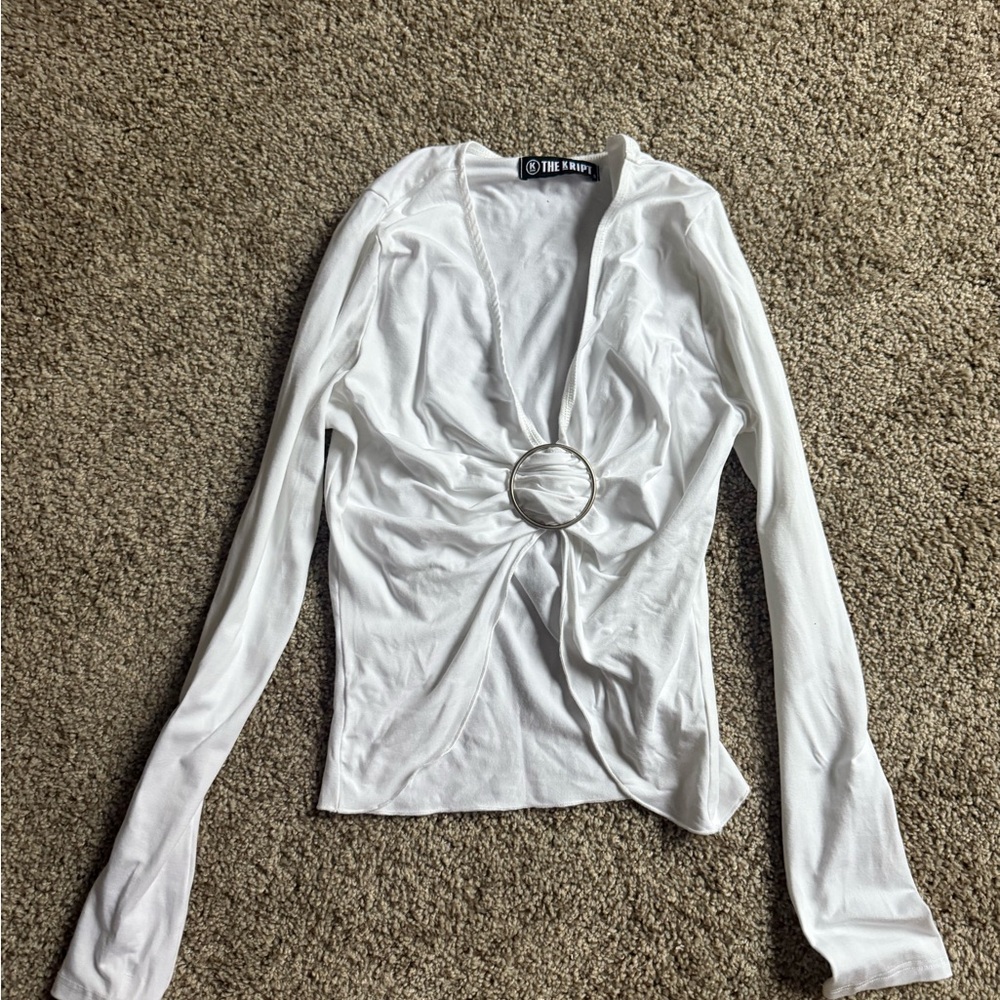 Kript Lasedi Top - White